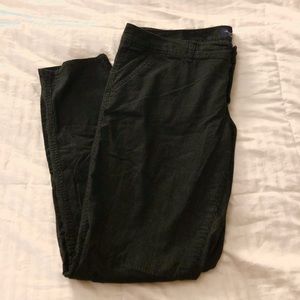 American Eagle 18 R Dark Blue Gray Pinstripe Pants